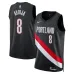 Camiseta Swingman de Portland Trail Blazers Deni Avdija - Edición Icono - Negra