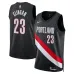 Camiseta Swingman de Portland Trail Blazers Donovan Clingan - Edición Icono - Negra