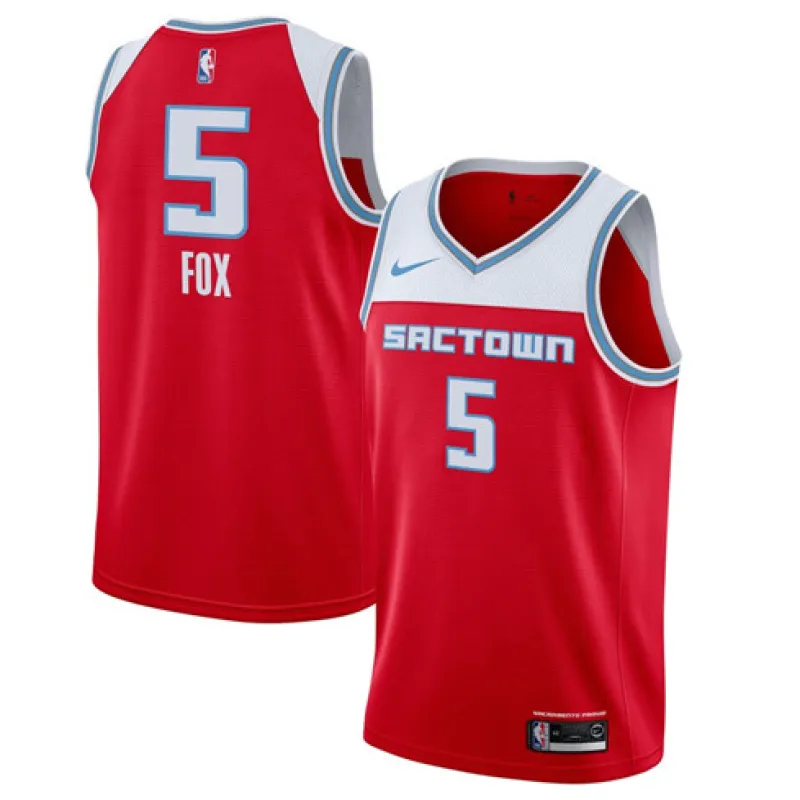 De'Aaron Fox, Sacramento Kings Édition Ville 2019/20 Rouge