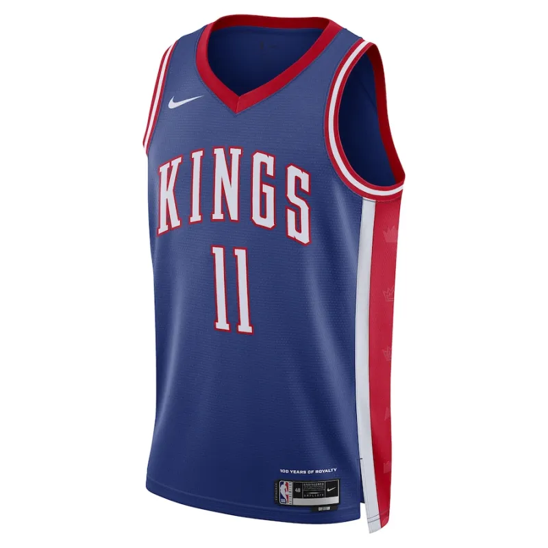 Domantas Sabonis, Sacramento Kings, City Edition 2024/25, Blau