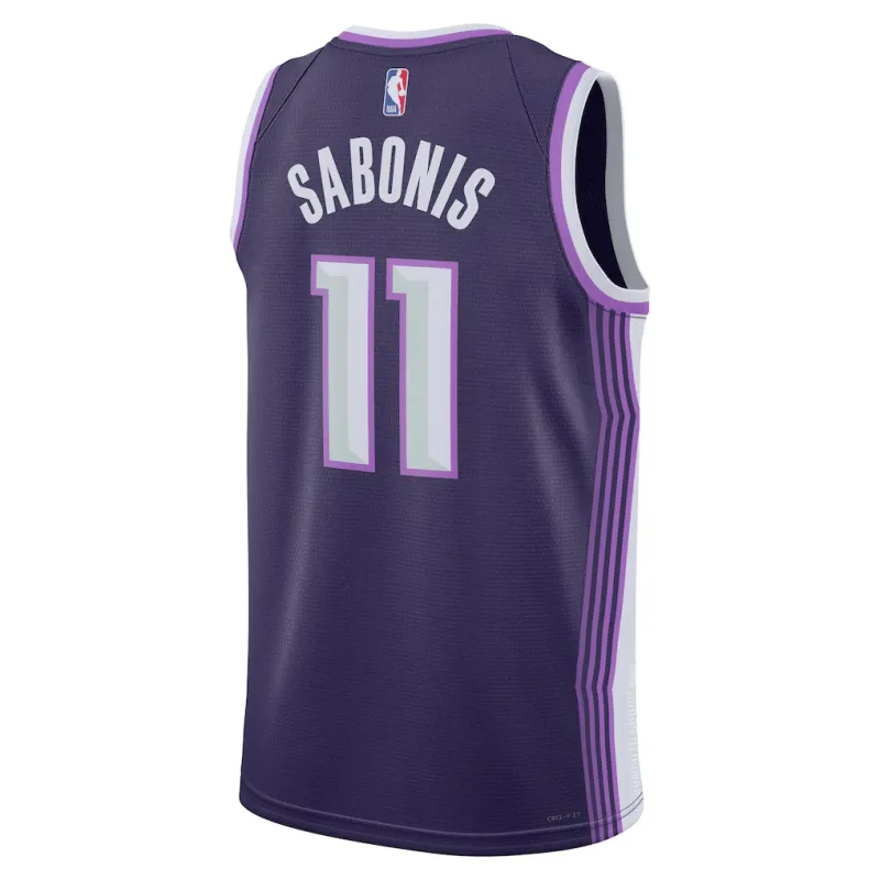 Sacramento Kings Domantas Sabonis 2025/26 Swingman Unisex Trikot - Stadtedition - Lila