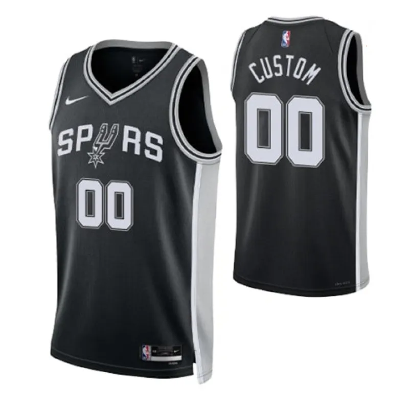 San Antonio Spurs. 2022/23 Icon. Noir