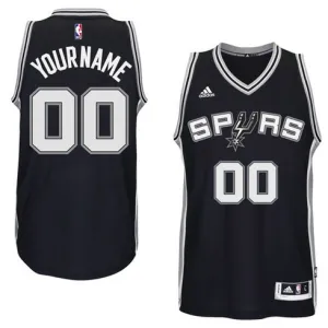 San Antonio Spurs. Édition personnalisée. Noir