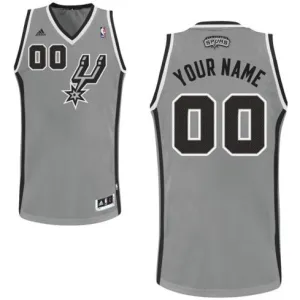 San Antonio Spurs. Édition personnalisée. Gris