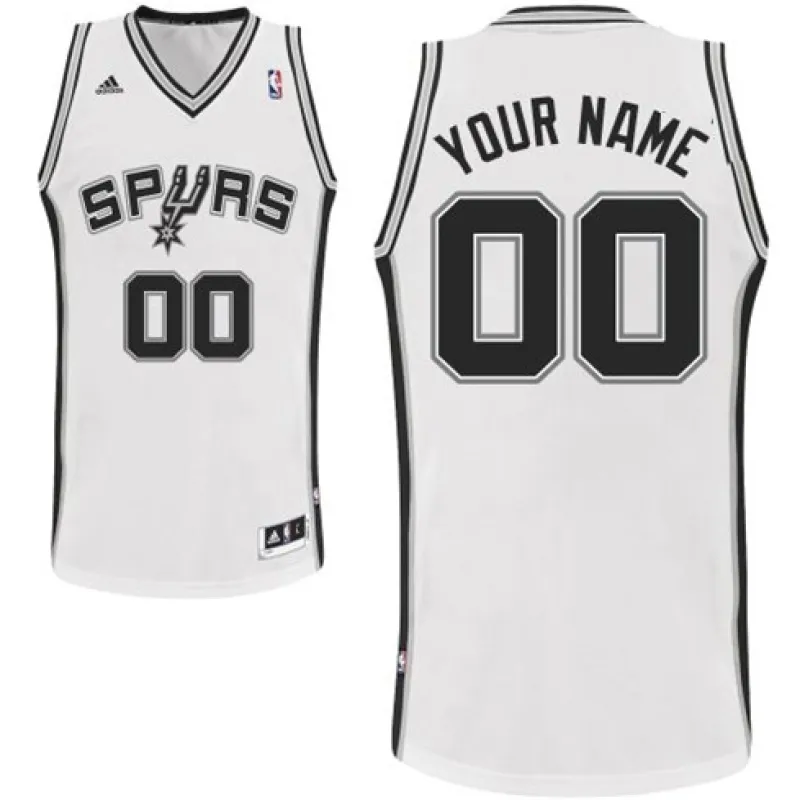 San Antonio Spurs. Edizione personalizzata. Bianco