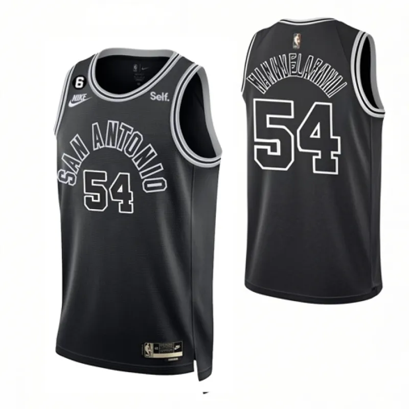 Sandro Mamukelashvili. San Antonio Spurs. 2022/23. Schwarz