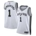 Victor Wembanyama. San Antonio Spurs. 2023. Blanc