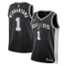 Victor Wembanyama. San Antonio Spurs. Icon 2023. Schwarz
