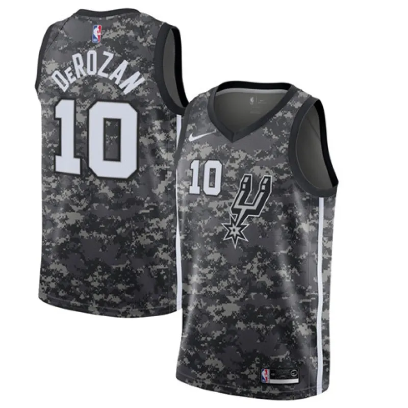 DeMar DeRozan. San Antonio Spurs. Edición de la ciudad 2019/20. Negro