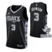 Keldon's Trikot. San Antonio Spurs. City Edition 2022/23. Grün