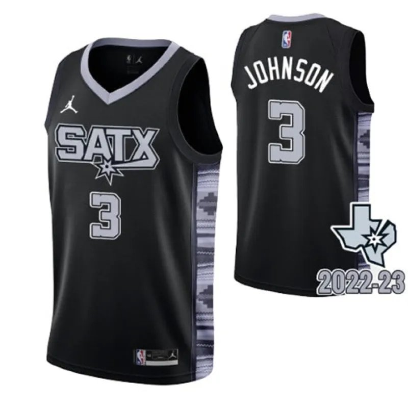 Keldon's Trikot. San Antonio Spurs. City Edition 2022/23. Grün