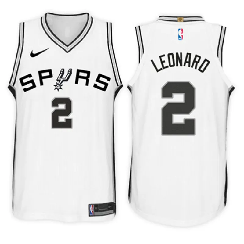 Kawhi Leonard. San Antonio Spurs. Association Edition. Weiß