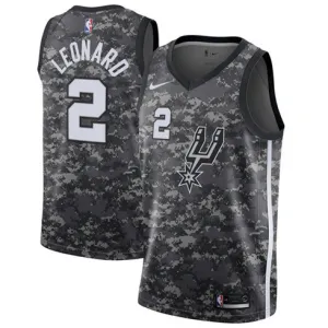 Kawhi Leonard. San Antonio Spurs. Edición ciudad. Gris