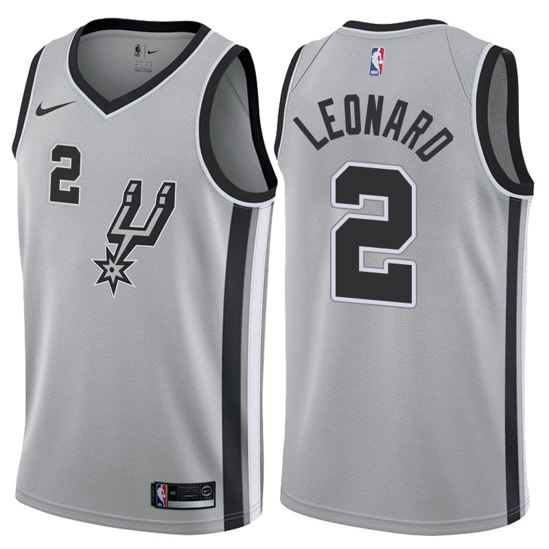 Kawhi Leonard. San Antonio Spurs. Grau