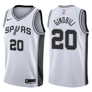 Manu Ginobili. San Antonio Spurs. Edición de la asociación. Blanco