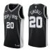 Manu Ginobili. San Antonio Spurs. Icône. Noir