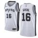 Pau Gasol. San Antonio Spurs. Association Edition. Weiß