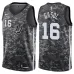 Pau Gasol. San Antonio Spurs. City Edition. Grau