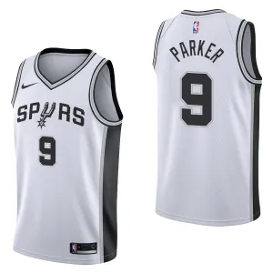 Tony Parker. San Antonio Spurs. Edición de la asociación. Blanco