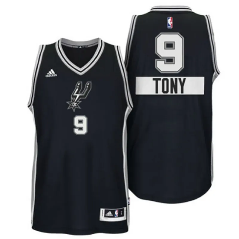 Tony Parker. San Antonio Spurs. Noël. Noir