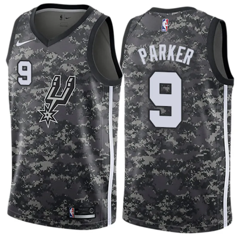 Tony Parker. San Antonio Spurs. Édition ville. Gris