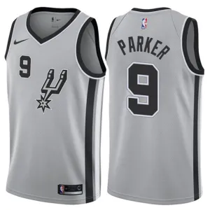 Tony Parker. San Antonio Spurs. Gris