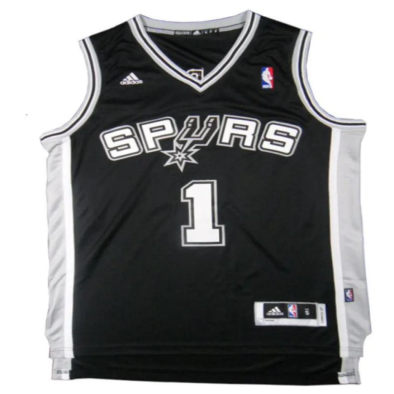 Tracy McGrady. San Antonio Spurs. Noir