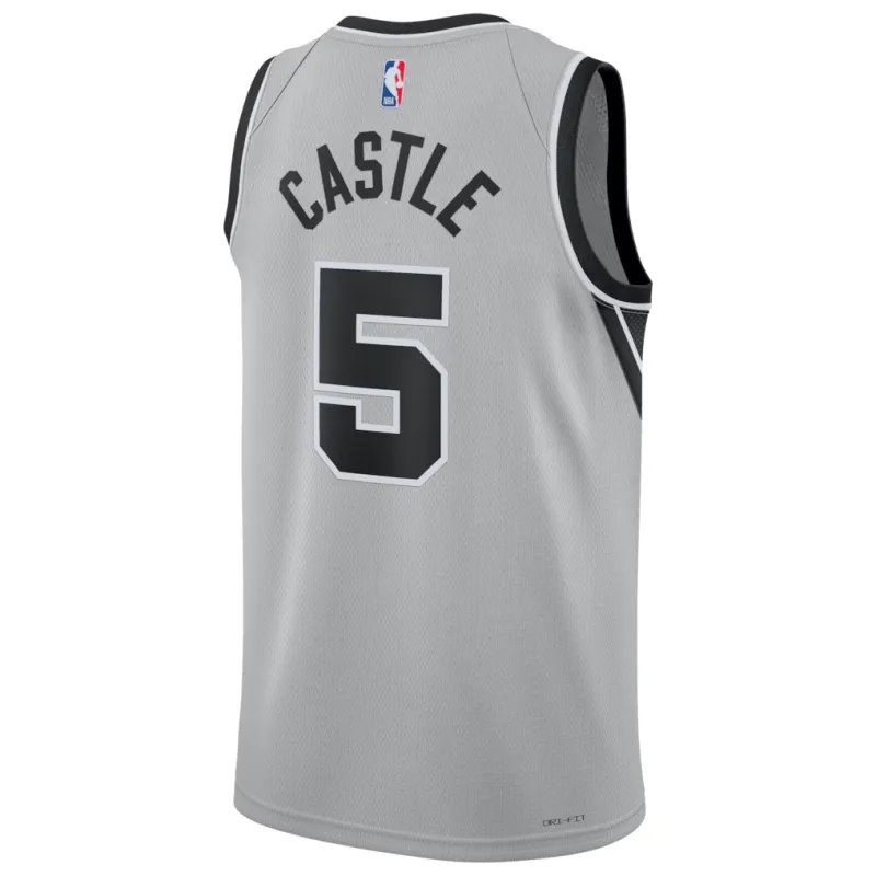 San Antonio Spurs Stephen Castle Swingman Trikot - Statement Edition - Grau