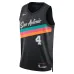 San Antonio Spurs De'Aaron Fox 2025/26 Camiseta Unisex - Edición Ciudad - Negro