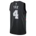 San Antonio Spurs De'Aaron Fox 2025/26 Camiseta Unisex - Edición Ciudad - Negro
