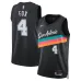 San Antonio Spurs De'Aaron Fox 2025/26 Camiseta Unisex - Edición Ciudad - Negro