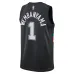 SAS Wembanyama 2025/26 City Edition Schwarzes Trikot