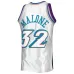Karl Malone Utah Jazz 1996/97 Klassische 75. Jahrestag Edition, Weiß