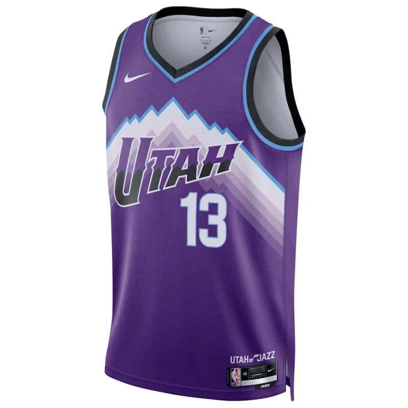 Utah Jazz Little Walter Clayton Swingman Trikot - Icon Edition - Lila