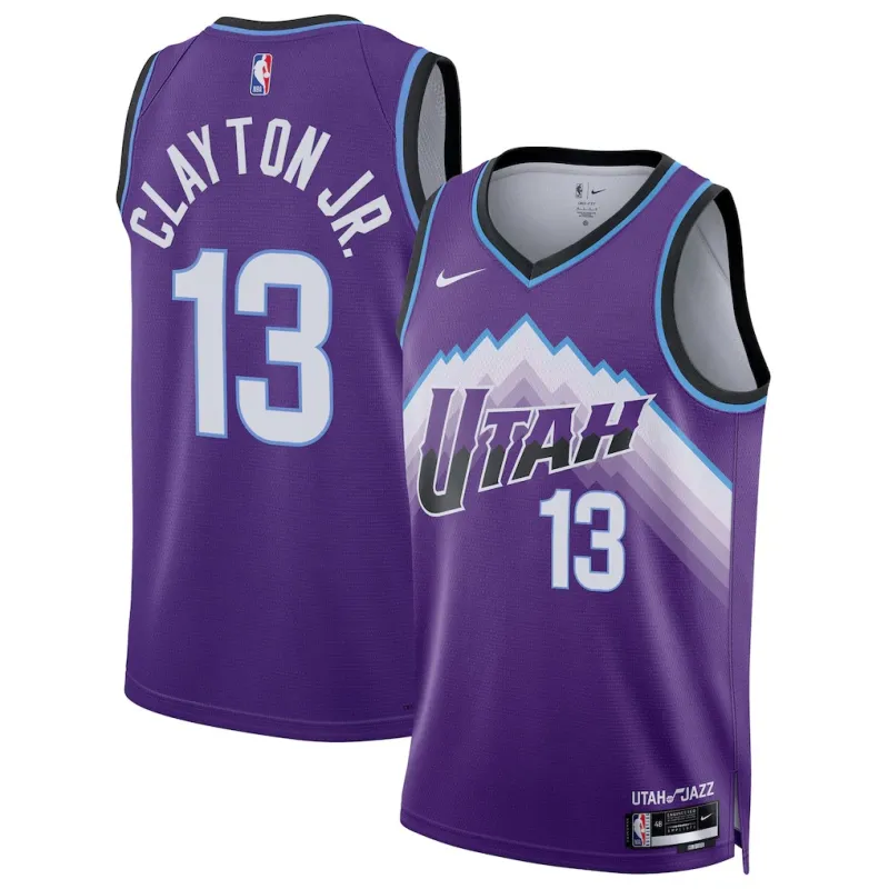 Utah Jazz Little Walter Clayton Swingman Trikot - Icon Edition - Lila