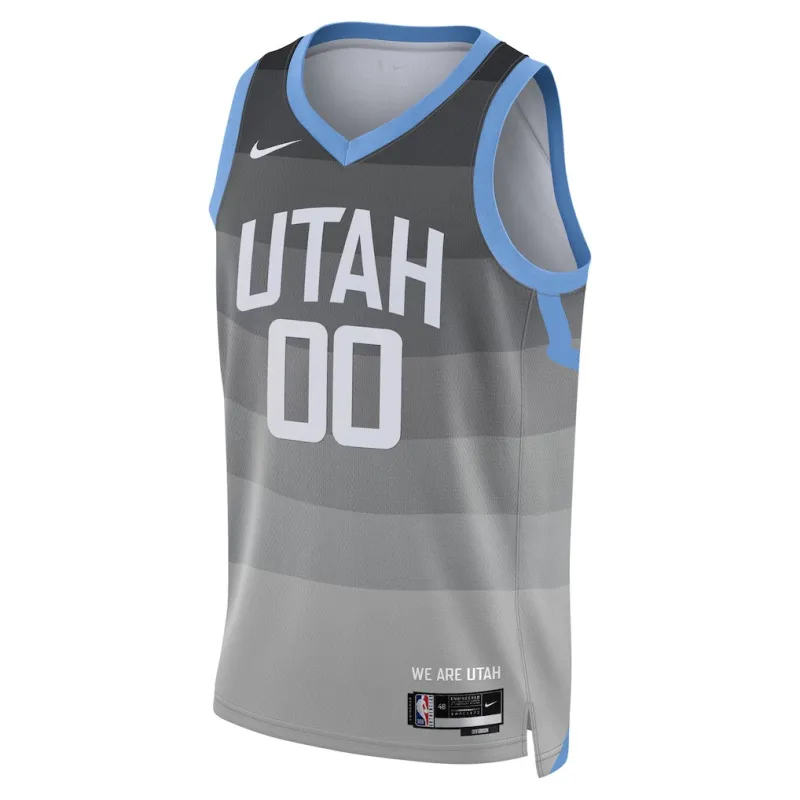 Utah Jazz 2025/26 Swingman Unisex Trikot - Stadtedition - Grau