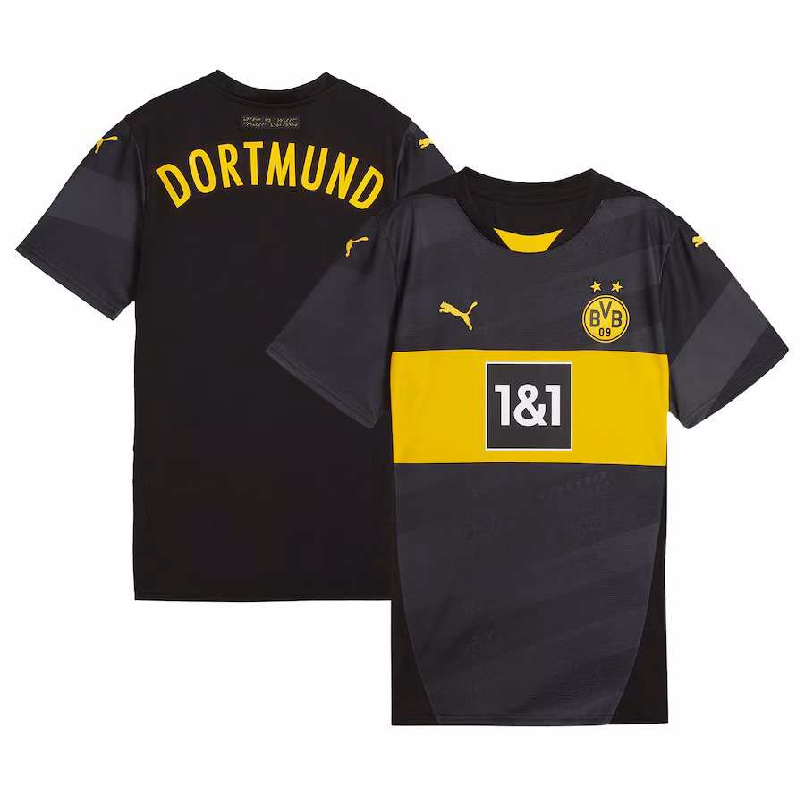 Borussia Dortmund 2024/25 women's away jersey black