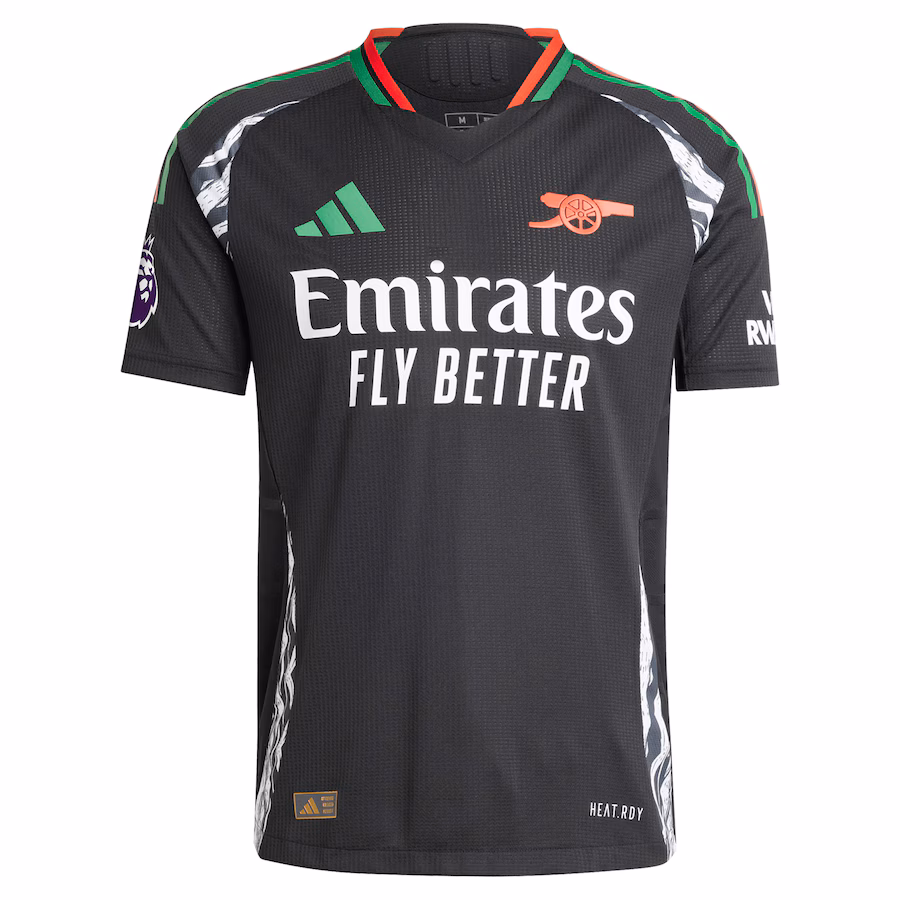 Arsenal 2024/25 Away Player Jersey - Black