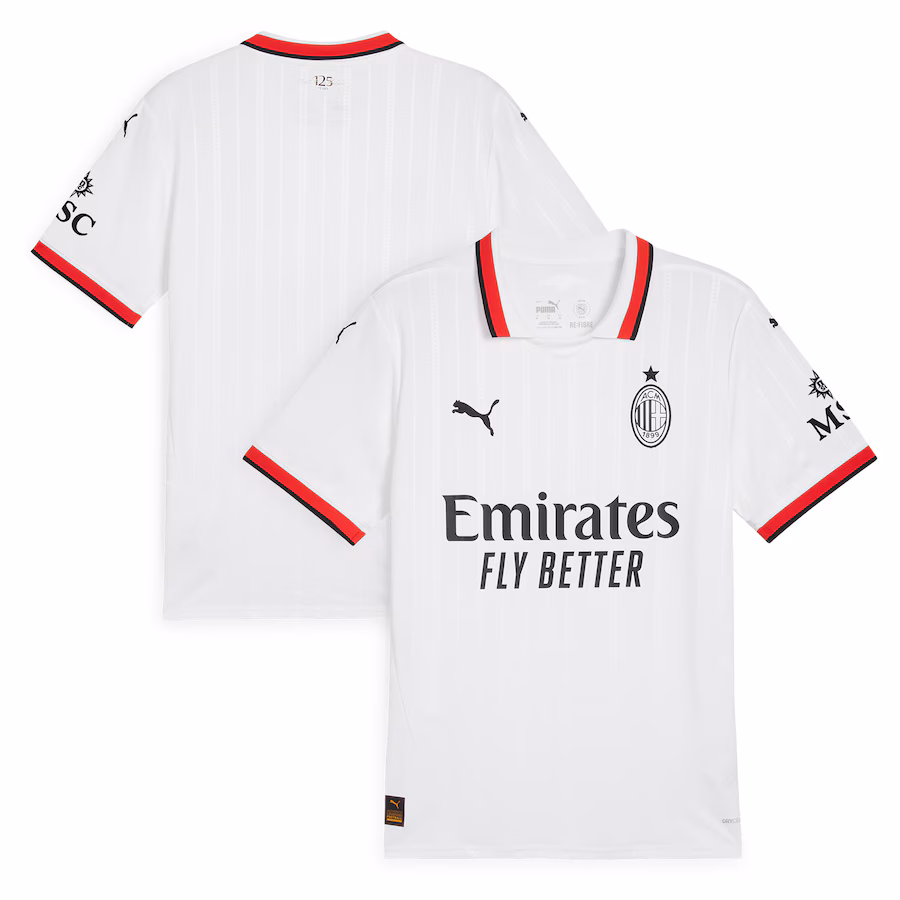 AC Milan 2024/25 Away Jersey-White