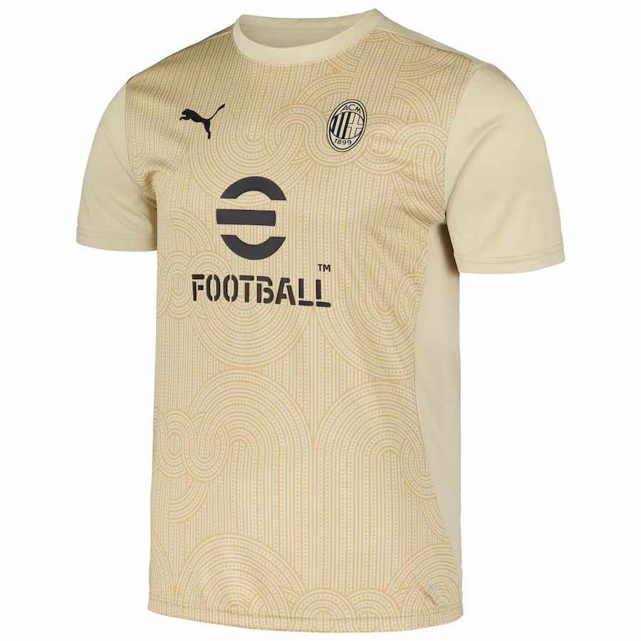 AC Milan 2024/25 Pre-Match Jersey - Tan