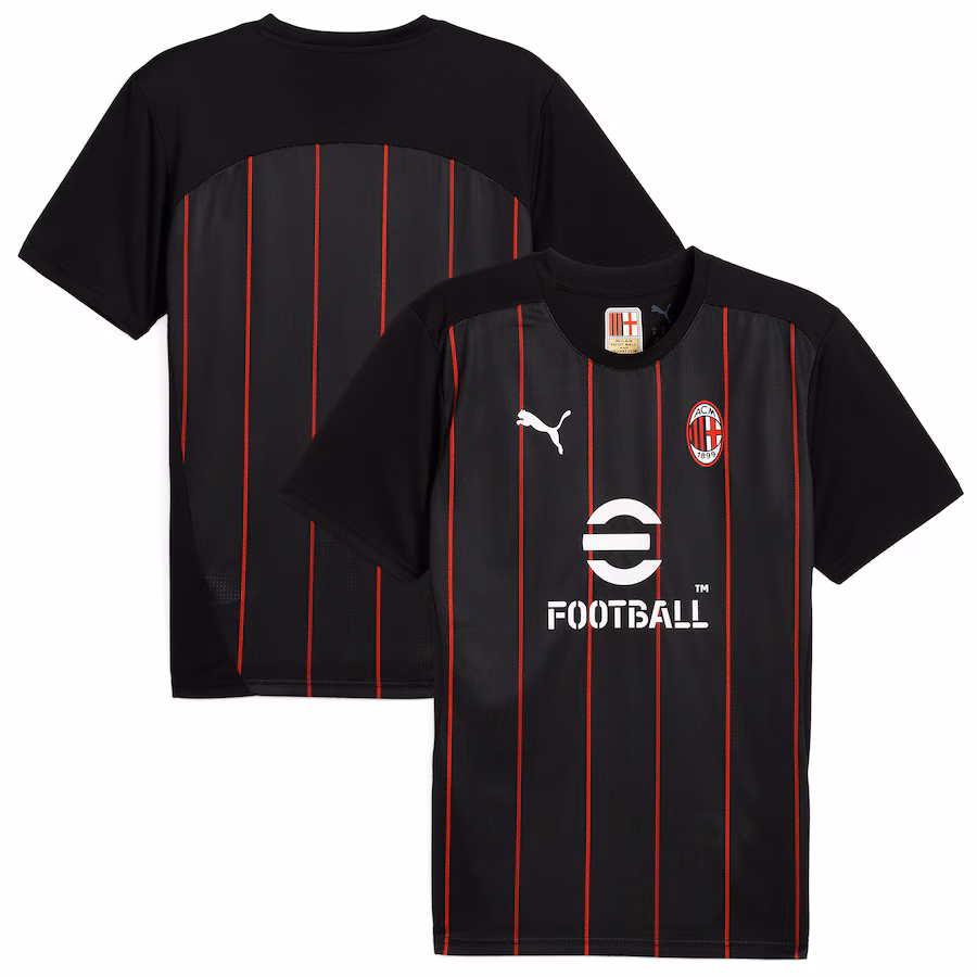 AC Milan Pre-match Training 2024/25 Black Jersey