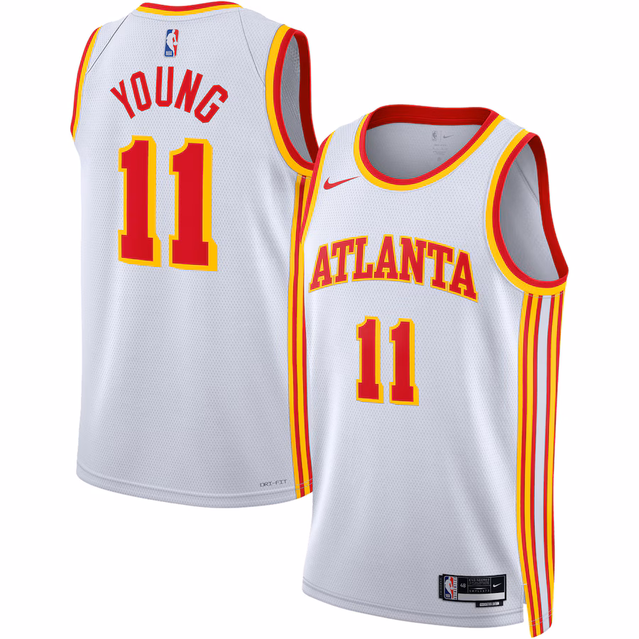 Camiseta Trae Young Atlanta Hawks Association Edition Unisex