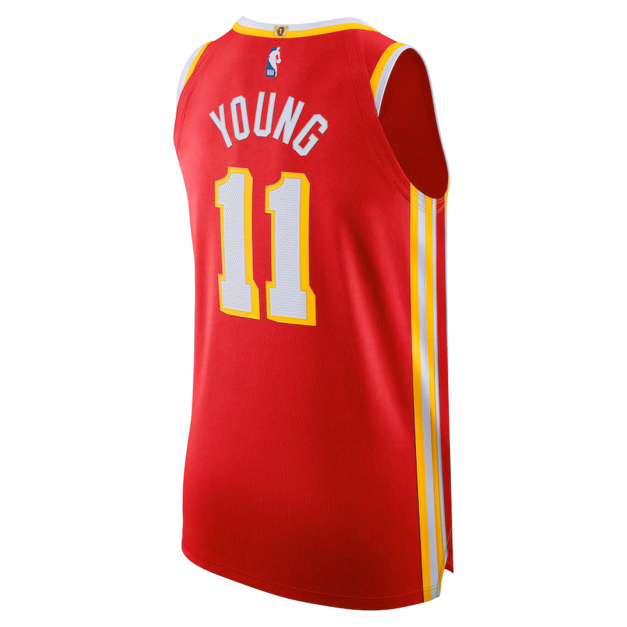 Camiseta Trae Young de los Hawks de Atlanta edición ícono roja