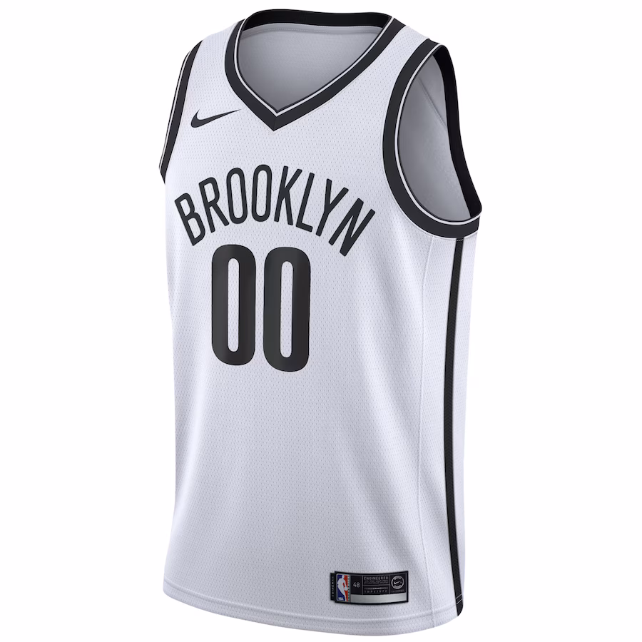 Brooklyn Nets, Swingman maßgefertigtes Jersey der Saison 2020/21 - Association-Edition - Weiß
