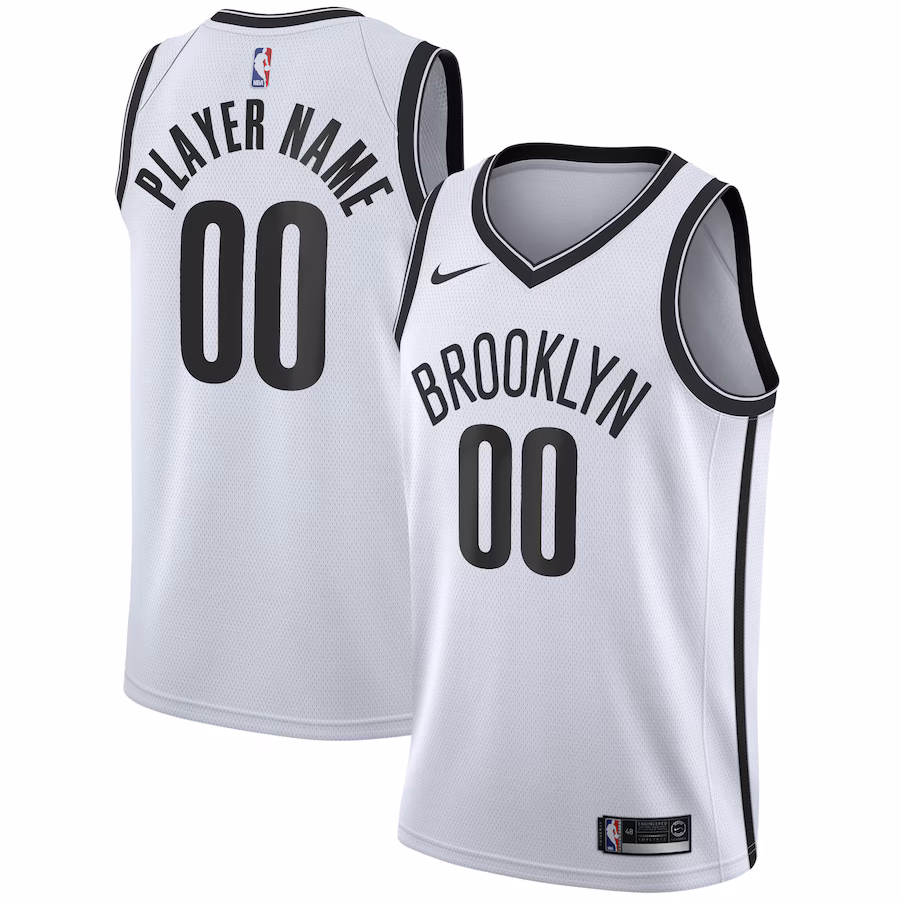 Brooklyn Nets, Swingman maßgefertigtes Jersey der Saison 2020/21 - Association-Edition - Weiß
