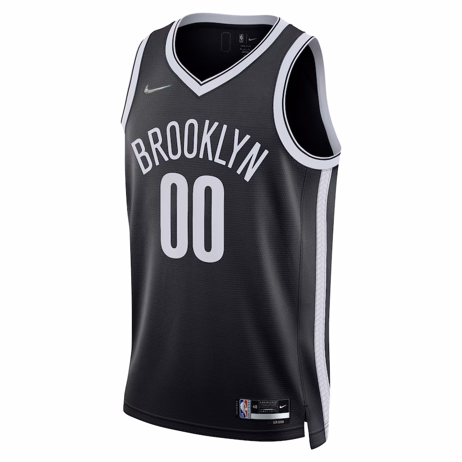 Brooklyn Nets, Maillot Swingman personnalisé de 2021/22 - Édition Icône - Noir