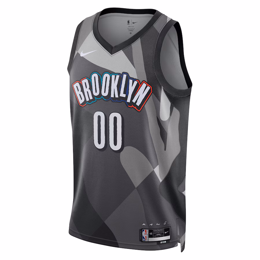 Brooklyn Nets 2024/25 Unisex maßgefertigtes Swingman-Jersey - City-Edition - Grau