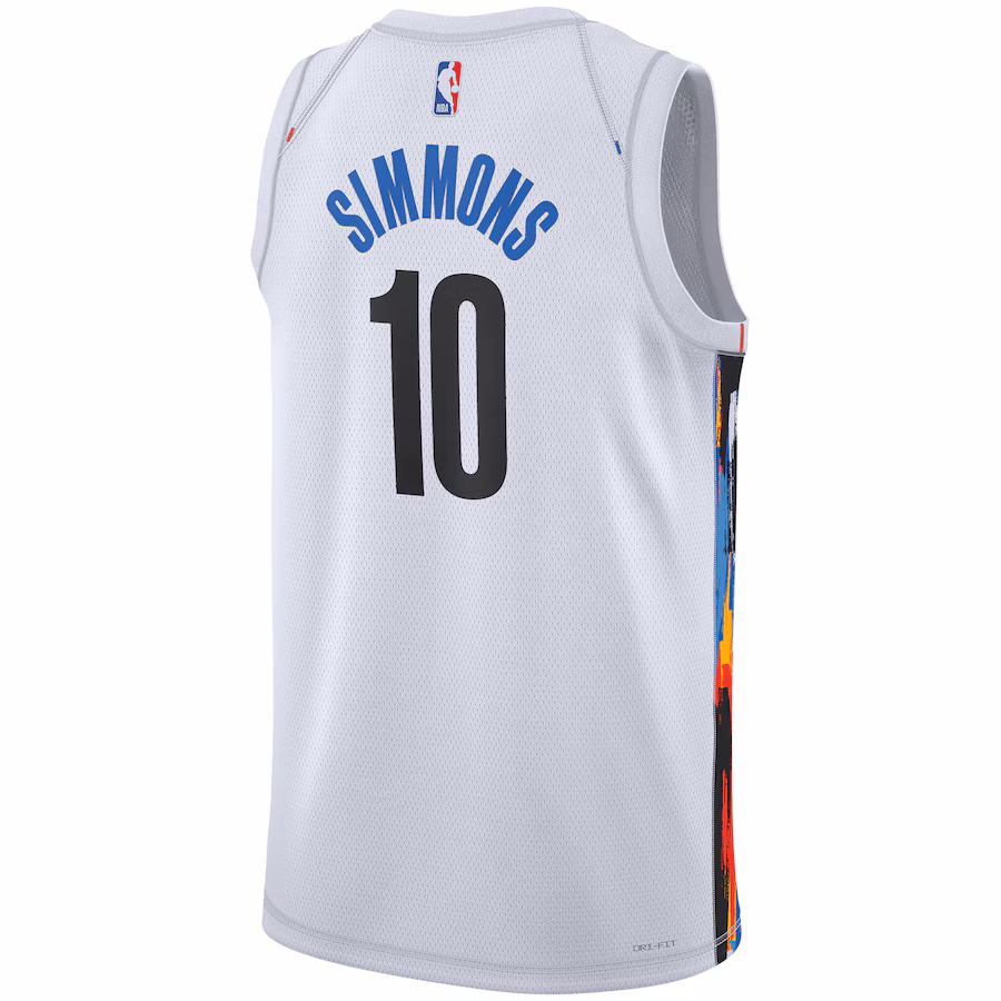 Ben Simmons, Brooklyn Nets Unisex Swingman-Jersey der Saison 2022/23 - City-Edition - Weiß