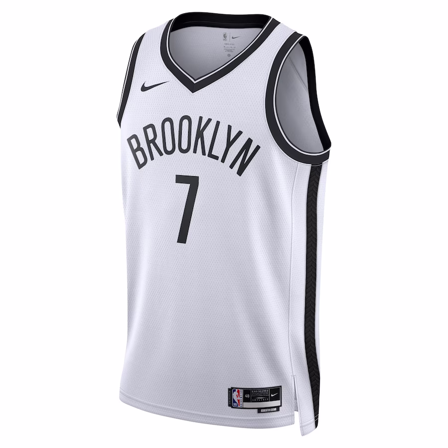 Camiseta Swingman Unisex de los Brooklyn Nets de Kevin Durant - Edición Asociación - Blanco