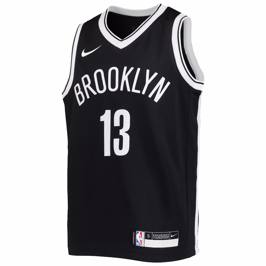 Maglia Swingman per giovani dei Brooklyn Nets di James Harden - Edizione icona - Nero